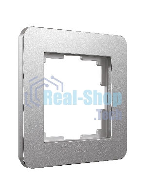 Рамка на 1 пост Platinum (алюминий) W0012606