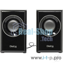 Акустическая система Dialog AST-15UP черный 2х3W RMS, активные