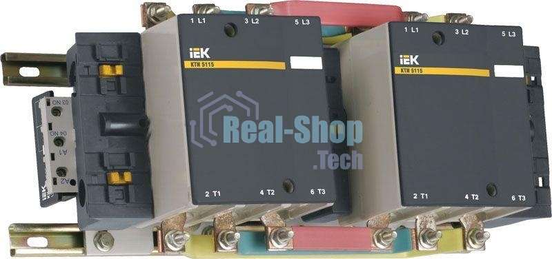 Контактор КТИ-52653 реверс 265А 230В/АС3 IEK KKT53-265-230-10