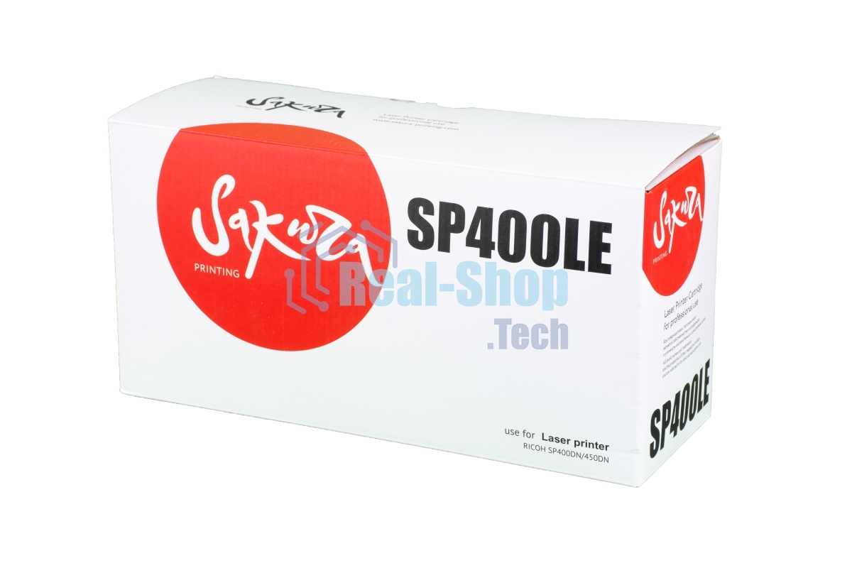 Картридж Sakura SP400LE для Ricoh SP400DN/SP450DN, черный, 2 500 к.