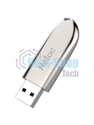 Флешка USB Netac U352 128Gb <NT03U352N-128G-20PN>, USB 2.0, с колпачком, металлическая