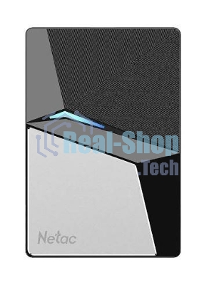 Внешний SSD Netac Z7S, 120 Gb, USB 3.2 Gen 2 Type-C, R/W 550/480, черный