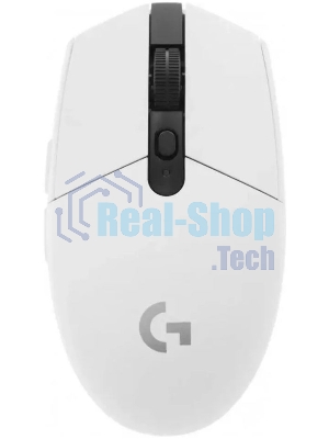 Мышь беспроводная Logitech G304 Lightspeed белый, 12000 dpi, радиоканал, USB, кнопки - 6