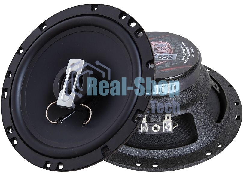 Колонки автомобильные Kicx RX 652 4Ом 16см (6.5дюйм) (ком.:2кол.) коаксиальные двухполосные
