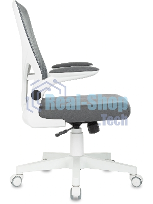 Кресло Бюрократ ASTER N-W TW-04 Neo Grey темно-серый, сетка/ткань, 120 кг, механизм качания