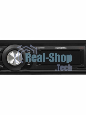 Автомагнитола Soundmax SM-CCR3062B, 1 DIN, Bluetooth, USB Type-A, AUX