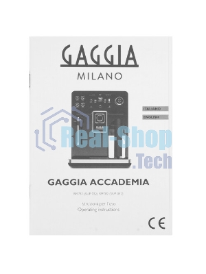 Кофемашина автоматическая Gaggia RI9781/01 NEW ACCADEMIA GLASS черный, молотый/зерновой, 1.6 л, 1900 Вт, 15 бар