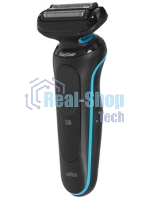 Электробритва Braun 51-M1000s черный/голубой
