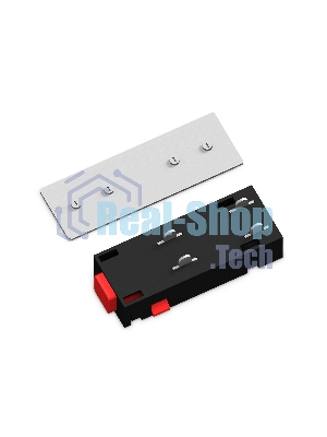 GL1106 BK черный коннектор питания с соединителем для шинопровода Magnetic 220V 68*28.5*18