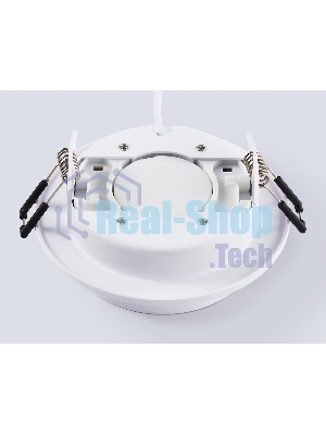 Светильник встраиваемый Ambrella light TN6733 WH белый IP44 GX53 D110*57