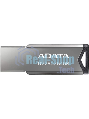 Флешка USB ADATA UV250 (AUV250-64G-RBK), 64Gb, USB 2.0, R/W 25/10, черный