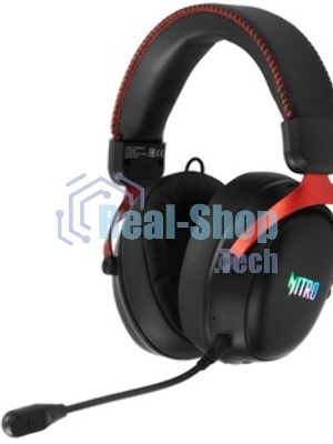 Гарнитура Acer OHR401 чёрный, беспроводная + проводная, USB/Bluetooth/mini jack 3.5 мм, до 55 ч, подсветка