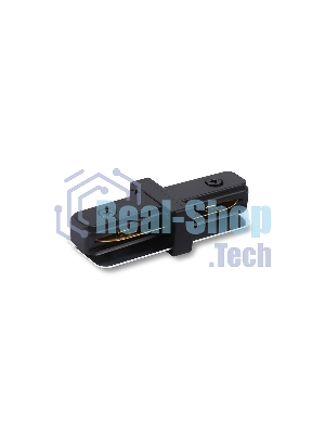 GL7160 BK черный матовый коннектор прямой для однофазного шинопровода Standard 220V NEW 79*35*20