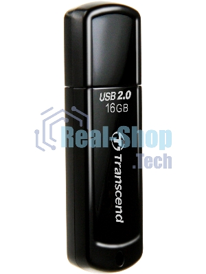 Флешка USB Transcend JetFlash 350 (TS16GJF350), 16Gb, USB 2.0, R/W 15/7, черный