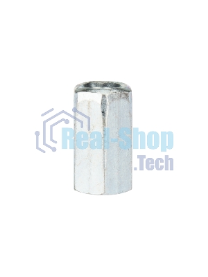 Гайка для шпильки Kranz удлиненная М6, 1.0х10х18, короб (20 шт./уп.)