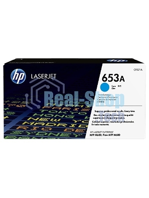 Тонер Картридж HP 653A CF321A голубой для HP MFP M680 (16000 стр.)