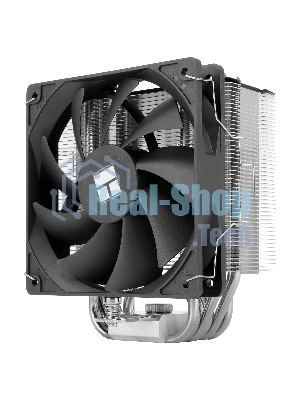 Кулер для процессора Thermalright Burst Assassin 120 SE черный/серебристый (4-pin PWM, 148мм, Al/Cu, 6x6мм, 1x120мм, 66.17CFM, 25.6dBA, 1550RPM, S: 1851/1700/1200/115X, AM5/AM4)