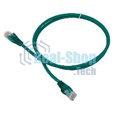 Патч-корд LANMASTER LSZH UTP cat.5e, 2.0 м, зеленый