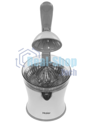 Соковыжималка Haier HJ-700 белый, цитрусовая, 100 Вт, 700 мл, механическое