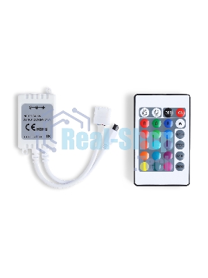 Контроллер GS11201 RGB 6A 12V 72W/ 24V 144W (ПДУ ИК CR2025)