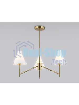 Люстра Ambrella light LH57131/3 BS/FR латунь/белый матовый E14/3 max 40W D650*590