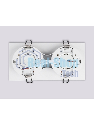 Светильник Ambrella light TN52423/2 WH/FR белый/белый матовый GX53 max 12W 210*105*45