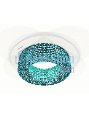 Комплект встраиваемого светильника Ambrella light XC7621023 SWH/BL белый песок/голубой MR16 GU5.3 (C7621, N7194)