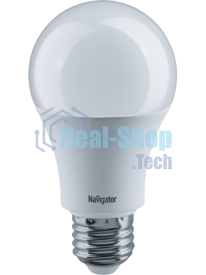 Лампа светодиодная Navigator NLL-A60-12-230-2.7K-E27 (Standard) 12 Вт грушевидная 2700К тепл. белый E27 900лм 176-264В