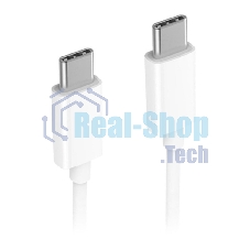 Кабель Buro PD15W USB Type-C (m) USB Type-C (m) 1м белый