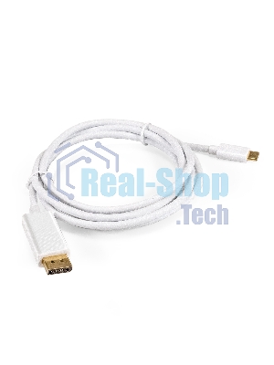 Кабель-адаптер Type-C-DP ExeGate EX-CM-DP20M-1.0 (USB Type-C/20M, 1,0м)