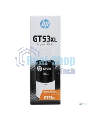 Емкость с чернилами HP GT53XL для GT 5810/5820/Ink Tank 115/315/319/419/415/Smart Tank 515/615, черный (135 ml), 6000 стр.