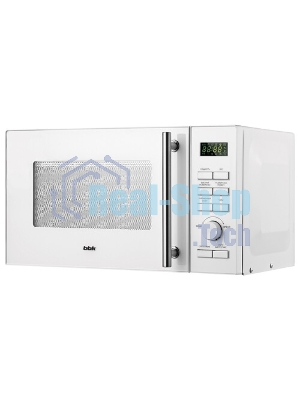 Микроволновая печь BBK 23MWS-951T/W белый, 23 л, 900 Вт, переключатели - кнопки, поворотный механизм