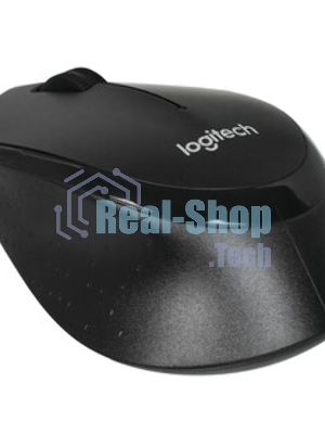 Мышь беспроводная Logitech M330 SILENT PLUS черный, 1000 dpi, радиоканал, USB, кнопки - 3
