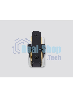 GL7160 BK черный матовый коннектор прямой для однофазного шинопровода Standard 220V NEW 79*35*20