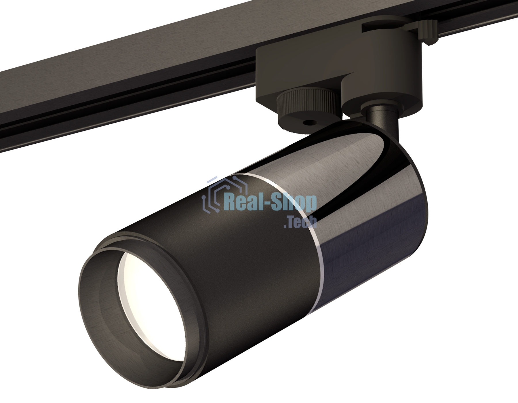 Светильник Ambrella light XT6302040 SBK/DCH/PBK черный песок/черный хром/черный полированный MR16 GU5.3