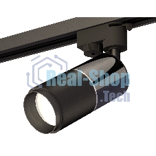 Светильник Ambrella light XT6302040 SBK/DCH/PBK черный песок/черный хром/черный полированный MR16 GU5.3
