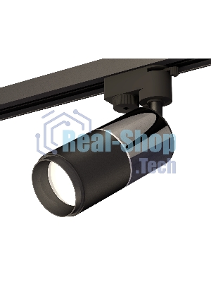 Светильник Ambrella light XT6302040 SBK/DCH/PBK черный песок/черный хром/черный полированный MR16 GU5.3
