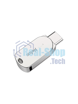 Флешка USB Netac U785C (NT03U785C-064G-32PN), 64Gb, USB 3.0/TypeC, R/W 110/45, серебристый
