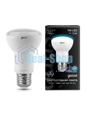 Лампа светодиодная Gauss 106002209LED Reflector R63 E27 9W 4100K