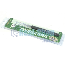 Пинцет Vetus ESD-14 антимагнитный, прямой, черный 115 мм