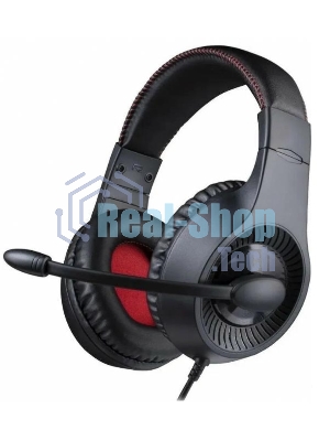 Гарнитура Redragon Pelias чёрный, проводная, 2 x mini jack 3.5 мм, подсветка
