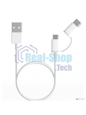 USB-кабель Xiaomi Mi 2-in-1 USB Cable Micro-USB to Type-C (30cm)