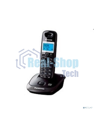 Телефон беспроводной (DECT) Panasonic KX-TG2521RUT (титан) АОН, Caller ID,спикерфон,голосовой АОН,полифония,цифровой автоответчик