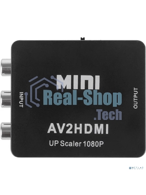 Конвертер Rexant 3 RCA на HDMI пластик, черный