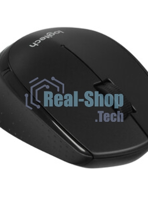 Мышь беспроводная Logitech M330 SILENT PLUS черный, 1000 dpi, радиоканал, USB, кнопки - 3