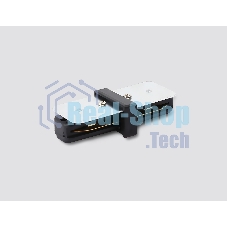 GL7160 BK черный матовый коннектор прямой для однофазного шинопровода Standard 220V NEW 79*35*20