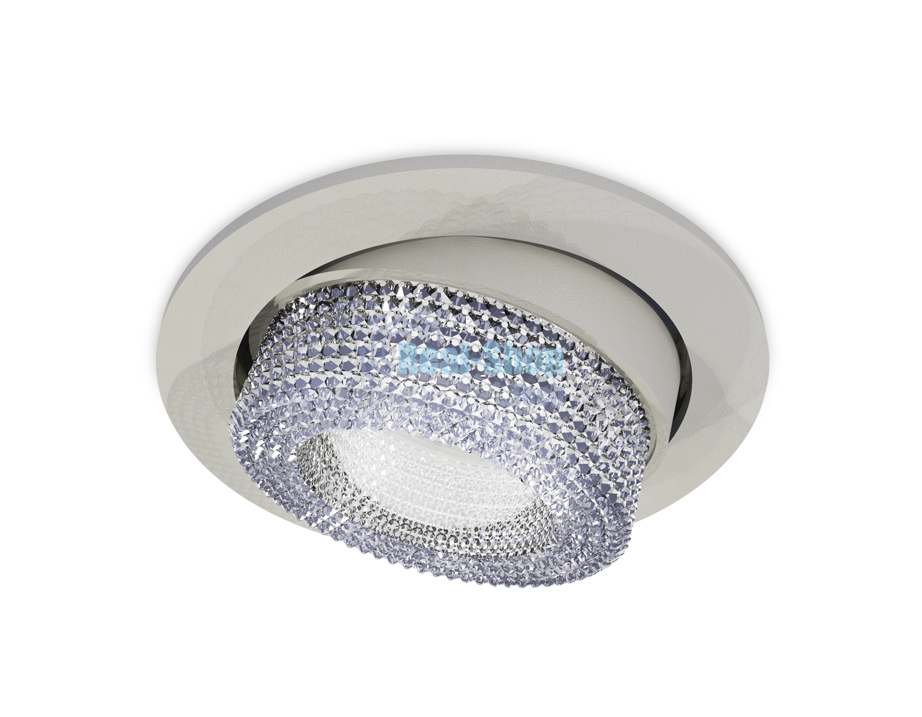 Комплект встраиваемого поворотного светильника Ambrella light XC7653060 SGR/CL серый песок/прозрачный MR16 GU5.3 (C7653, N7191)