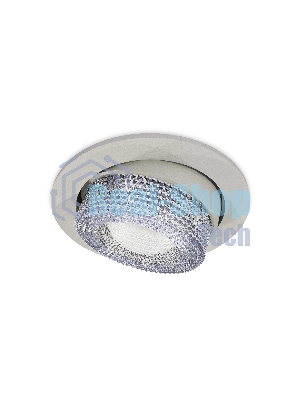 Комплект встраиваемого поворотного светильника Ambrella light XC7653060 SGR/CL серый песок/прозрачный MR16 GU5.3 (C7653, N7191)