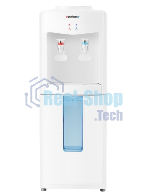Кулер для воды Hotfrost V118E, верхняя загрузка, нагрев 90 °С, охлаждение 15 °С, белый