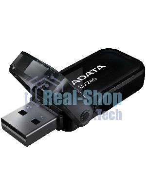 Флешка USB ADATA UV240 (AUV240-32G-RBK), 32Gb, USB 2.0, R/W 15/5, черный